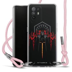 New Carry Case Transparent Stoff rosa/silber