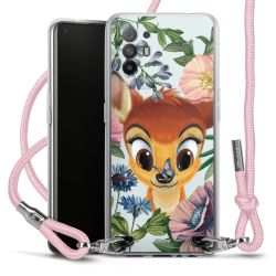 New Carry Case Transparent Stoff rosa/silber