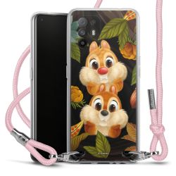 New Carry Case Transparent Stoff rosa/silber