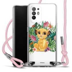 New Carry Case Transparent Stoff rosa/silber