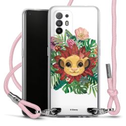 New Carry Case Transparent Stoff rosa/silber