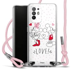 New Carry Case Transparent Stoff rosa/silber