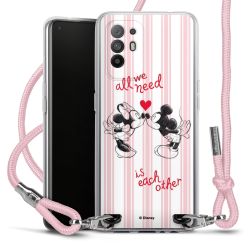 New Carry Case Transparent Stoff rosa/silber