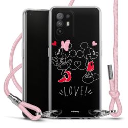 New Carry Case Transparent Stoff rosa/silber