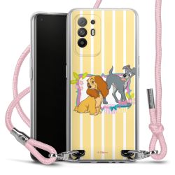 New Carry Case Transparent Stoff rosa/silber