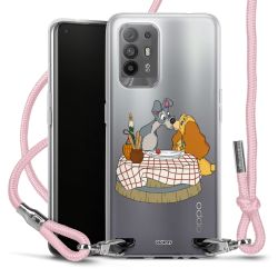 New Carry Case Transparent Stoff rosa/silber