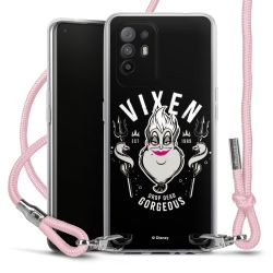 New Carry Case Transparent Stoff rosa/silber