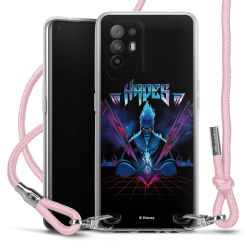 New Carry Case Transparent Stoff rosa/silber