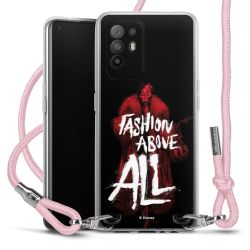 New Carry Case Transparent Stoff rosa/silber