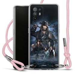 New Carry Case Transparent Stoff rosa/silber