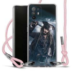 New Carry Case Transparent Stoff rosa/silber