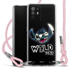 New Carry Case Transparent Stoff rosa/silber