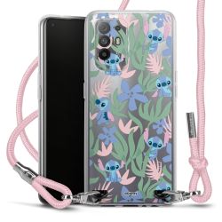 New Carry Case Transparent Stoff rosa/silber