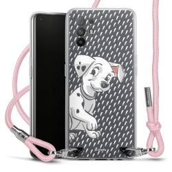 New Carry Case Transparent Stoff rosa/silber