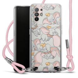 New Carry Case Transparent Stoff rosa/silber