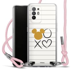 New Carry Case Transparent Stoff rosa/silber