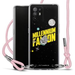 New Carry Case Transparent Stoff rosa/silber