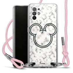 New Carry Case Transparent Stoff rosa/silber