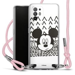 New Carry Case Transparent Stoff rosa/silber