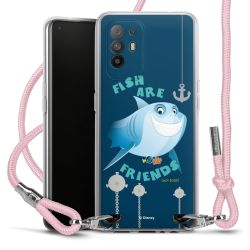 New Carry Case Transparent Stoff rosa/silber