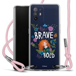 New Carry Case Transparent Stoff rosa/silber