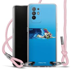 New Carry Case Transparent Stoff rosa/silber