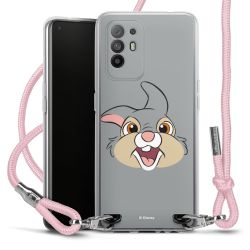 New Carry Case Transparent Stoff rosa/silber