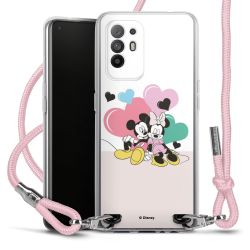 New Carry Case Transparent Stoff rosa/silber