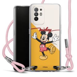 New Carry Case Transparent Stoff rosa/silber