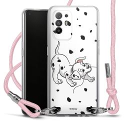 New Carry Case Transparent Stoff rosa/silber