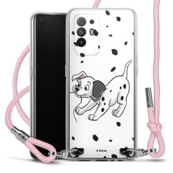 New Carry Case Transparent Stoff rosa/silber