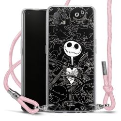 New Carry Case Transparent Stoff rosa/silber