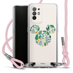 New Carry Case Transparent Stoff rosa/silber