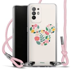 New Carry Case Transparent Stoff rosa/silber