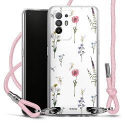 New Carry Case Transparent Stoff rosa/silber