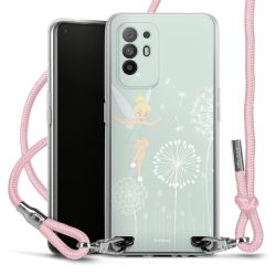 New Carry Case Transparent Stoff rosa/silber