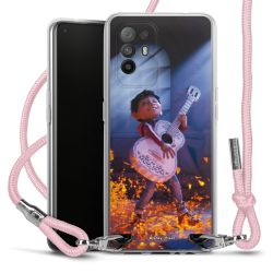 New Carry Case Transparent Stoff rosa/silber