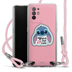 New Carry Case Transparent Stoff rosa/silber