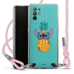 New Carry Case Transparent Stoff rosa/silber