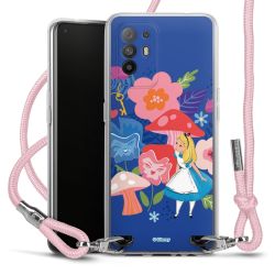 New Carry Case Transparent Stoff rosa/silber