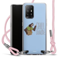 New Carry Case Transparent Stoff rosa/silber