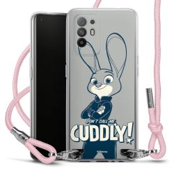 New Carry Case Transparent Stoff rosa/silber