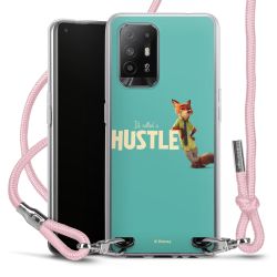 New Carry Case Transparent Stoff rosa/silber