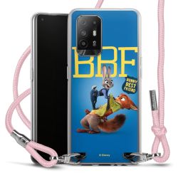 New Carry Case Transparent Stoff rosa/silber