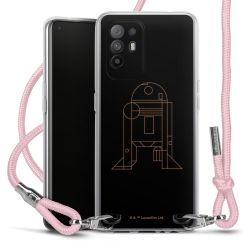 New Carry Case Transparent Stoff rosa/silber