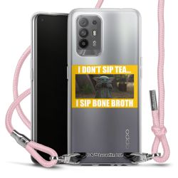 New Carry Case Transparent Stoff rosa/silber