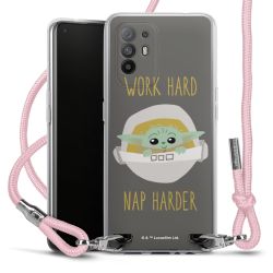 New Carry Case Transparent Stoff rosa/silber