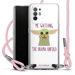 New Carry Case Transparent Stoff rosa/silber