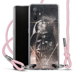 New Carry Case Transparent Stoff rosa/silber