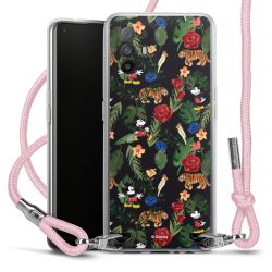 New Carry Case Transparent Stoff rosa/silber